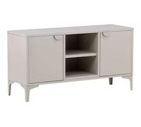 Meuble TV 2 Portes Piring 120cm Beige