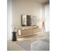 SELSEY - Meuble TV BEMMI - 175 cm - chêne de Lindberg