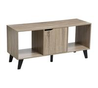 Meuble TV 3 compartiments Mix'n Modul - Marron et Noir