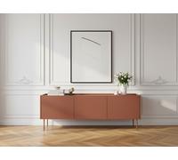 Meuble TV 3 portes 170 cm ATLAS rouge BOBOCHIC Rouge