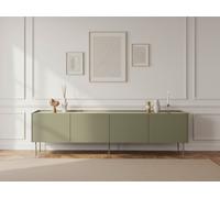 Meuble TV 4 portes 220 cm ATLAS vert BOBOCHIC Vert