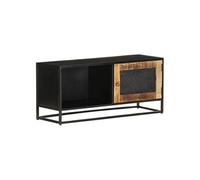 Meuble TV 90x30x40 cm Bois de manguier brut323150