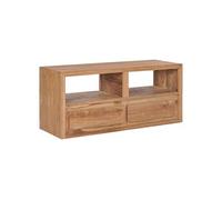 Meuble TV 90x30x40 cm bois de teck solide