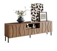 Meuble TV à trois portes - Meuble bas - mobilier de salon - 160 x 35 x 46 cm (Longueur x LARGEUR x hauteur)