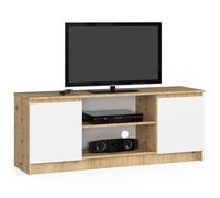 Akord Meuble TV 2 portes 1 niche - Chêne