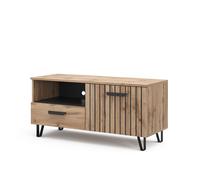 Meuble tv Amber, 100.2x48.5cm avec tiroir et porte, Marron, Vicco 47683