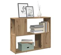 vidaXL Bibliothèque séparateur de pièce chêne artisanal 80x24x63 cm