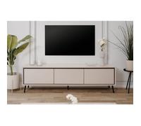 Calicosy Meuble TV 3 Abattants L175 cm - Arona - Plusieurs Coloris Disponibles - en Panneaux Mélaminés - pour Salon - L175 x l38 x H50 cm