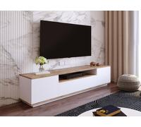 Meuble TV Fr7-Aw Pin Atlantique, Blanc 180 x 44,6 x 44,5