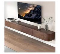 Meuble TV Avec Grand Espace De Rangement | Avec Tiroirs Et Support Pour Routeur | Meuble TV Mural | Meuble Multimédia Moderne Avec Rangement Central(160CM)