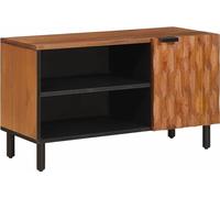 Meuble TV avec stockage Finition Acacia Brun 80 x 33 x 46 cm