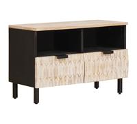 vidaXL Meuble TV avec tiroir Finition Acacia Brun 70 x 33,5 x 46 cm