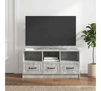 vidaXL Meuble TV Chêne Artisanal 102×34,5×47 cm Bois d'ingénierie Rangement spacieux