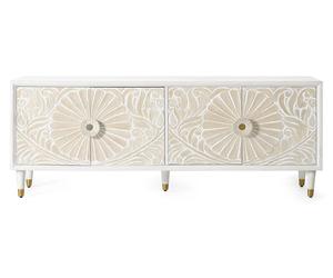 Meuble TV Bali en bois de manguier, 66 cm x 170 cm x 40 cm, Giner y Colomer