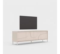 Meuble TV bas moderne Verona à 4 portes avec rangement