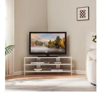 Meuble TV Berg 110 x 36 x 42 cm blanc