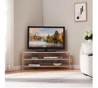 Meuble TV Berg 110 x 36 x 42 cm effet chêne