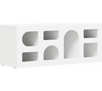 Meuble TV Blanc 100 x 35 x 40 cm Bois d'ingénierie