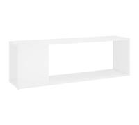 Meuble TV Blanc 100x24x32 cm Bois d'ingénierie