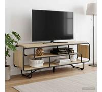 vidaXL Meuble TV 140 x 36 x 45 cm Chêne Artisanal Bois d'ingénierie