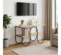 Meuble TV Bois d'ingénierie meuble de télévision banc tv bas salon vidaXL vidaXL