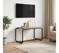 Meuble TV Bois d'ingénierie meuble télévision bas table tv ouvert vidaXL vidaXL