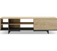 Meuble TV Cequoia 1P4N chêne noir 160 x 35.6 x 44cm