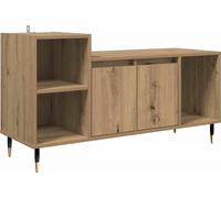 Meuble TV Chêne artisanal 100 x 35 x 55 cm Bois d'ingénierie