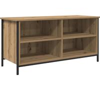 Meuble TV Chêne artisanal 100 x 40 x 50 cm Bois d'ingénierie