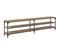 Meuble TV chêne artisanal - vidaXL - 200x30x50 cm - Rangement pratique - Console média rustique