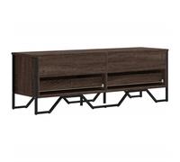 Meuble TV chêne marron 122x34x41 cm bois d'ingénierie