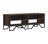 Meuble TV chêne marron 122x34x41 cm bois d'ingénierie