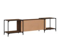 Meuble TV chêne marron 203x37x50 cm bois d'ingénierie