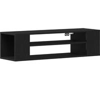 Meuble TV Chêne noir 100 x 30 x 26,5 cm Bois d'ingénierie