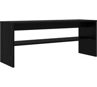 Meuble TV Chêne noir 100 x 30 x 40 cm Bois d'ingénierie