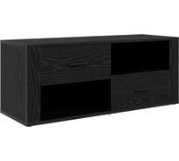 Meuble TV Chêne noir 100 x 35 x 40 cm Bois d'ingénierie