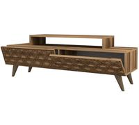 Meuble TV City - Noyer 140 x 48,8 x 41,8