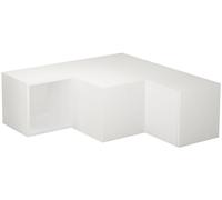 Meuble TV compact - Blanc 90 x 32 x 92