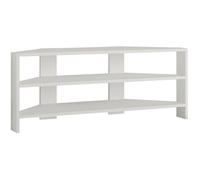 Meuble TV d'angle Thales - Blanc 110 x 45 x 36