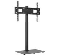 Meuble TV d'angle 1 niveau pour 32-65 pouces noir armoire multimédia/Buffet Salon Aspect Elegant* 9768307