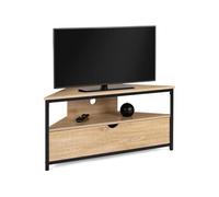 Meuble Tv 100 Cm Dangle Detroit Avec Placard Design Industriel