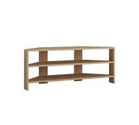 Meuble TV d'angle en bois "Thales" - 114 x 36 x 45 cm - Beige