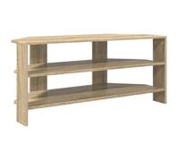vidaXL MeubleTVd'Angle Chêne Sonoma 102x40,5x45cm Bois d'ingénierie, Meuble TV rectangulaire Moderne, Console Audio Durable, Centre de Divertissement stylé pour Salon