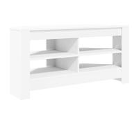 vidaXL MeubleTVd'Angle Blanc 102x40,5x45cm Bois d'ingénierie