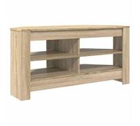 vidaXL MeubleTVd'Angle Chêne Sonoma 102 x 40,5 x 45 cm, Meuble TV Compact, Console média rectangulaire, Armoire d'angle Robuste, Solution Chic pour Votre Salon