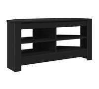 vidaXL Meuble TV d'Angle Noir 102x40,5x45cm Bois d'ingénierie