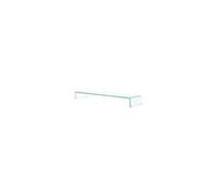 vidaXL Meuble TV/pour moniteur 110x30x13 cm verre transparent