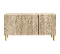 Meuble TV de salon - vidaXL - bois d'ingénierie - chêne sonoma - grand rangement - 99 x 34,5 x 50 cm 496hwc70g