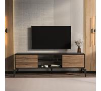 Meuble TV Decorotika Lojo pour téléviseurs jusqu'à 63 pouces | Noir & Alina