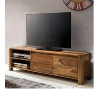 Meuble TV design BOHA bois massif de Sheesham 140 cm
